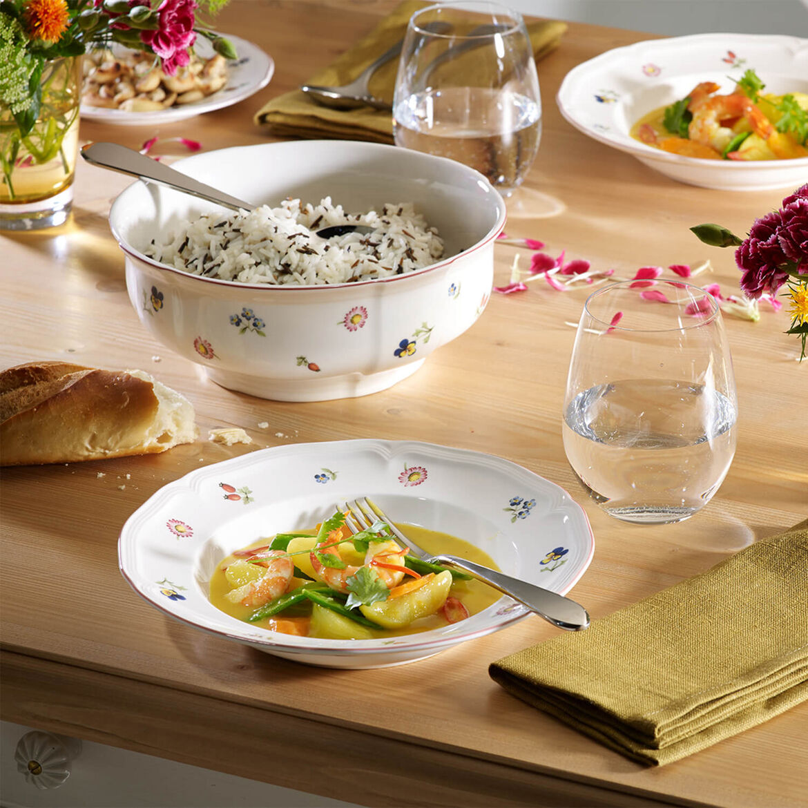 Servizio tavola PETITE FLEUR da 12. Villeroy &amp; Boch