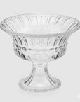 Coppa Centrotavola con piede rotondo 31 cm, in vetro. EDG