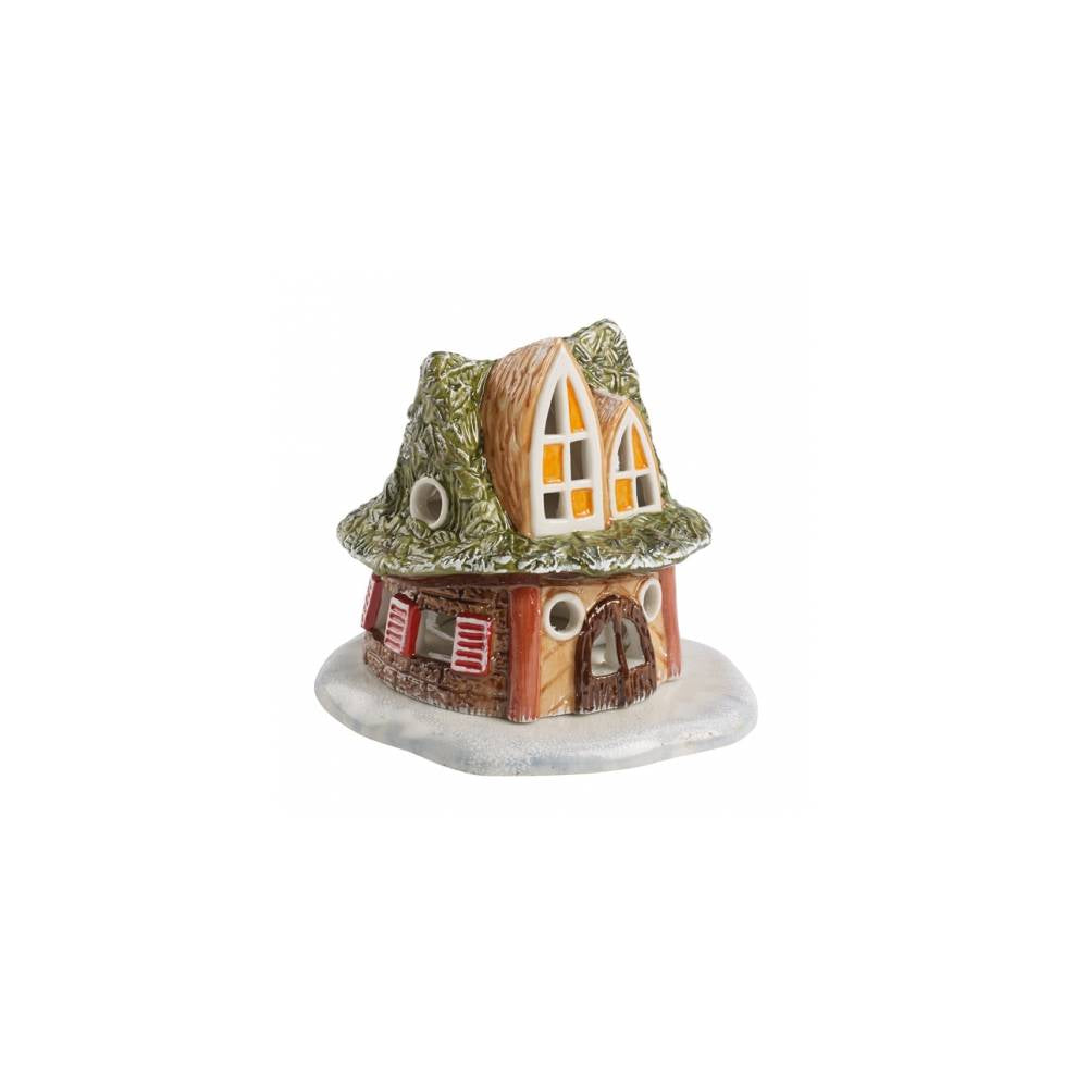 Portacandela Casetta dei sette nani, Linea Mini Christmas Village. Villeroy & Boch