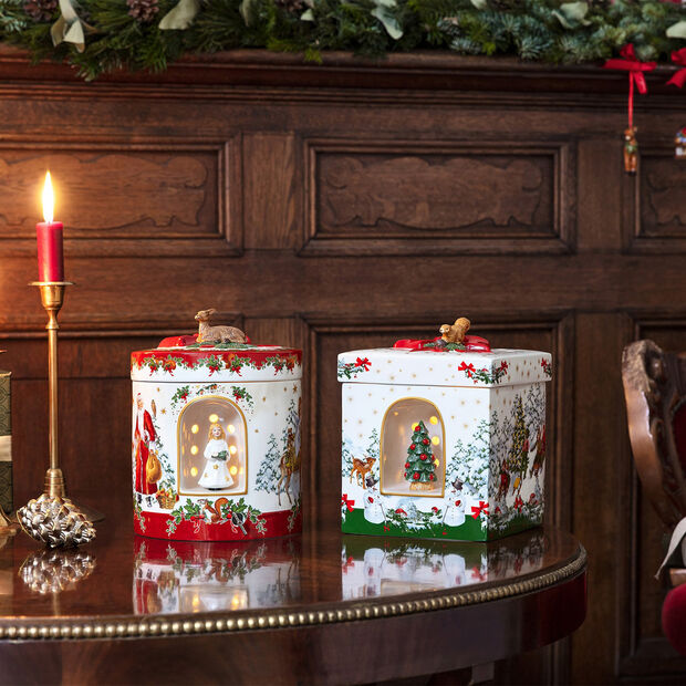 Pacchetto regalo grande rotondo angelo Villeroy & Boch linea Christmas Toy's