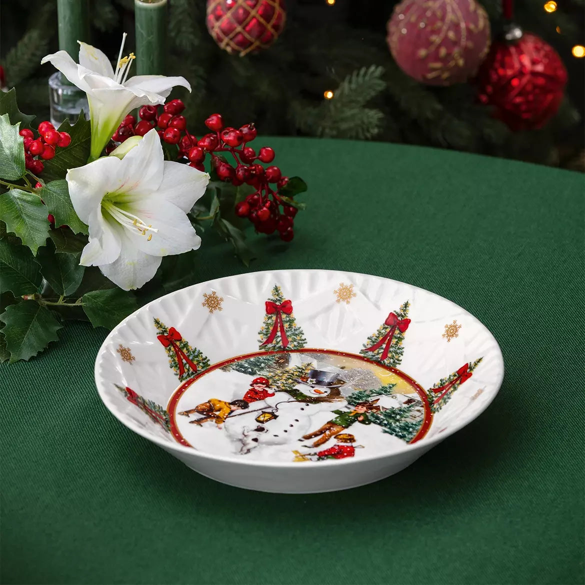 Ciotola grande pupazzo di neve, linea Toy's fantasy. Villeroy &amp;amp Boch