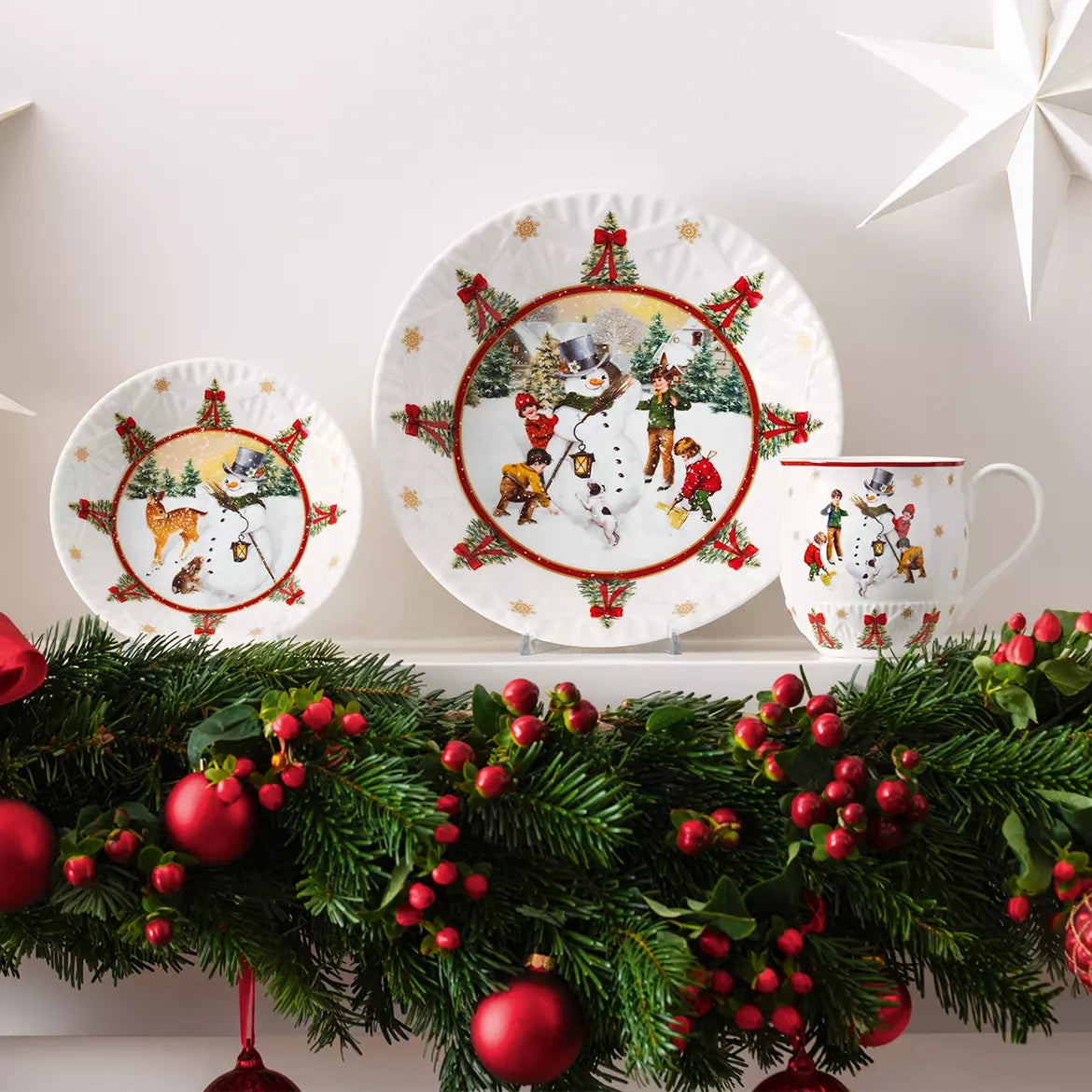 Ciotola grande pupazzo di neve, linea Toy's fantasy. Villeroy &amp;amp Boch