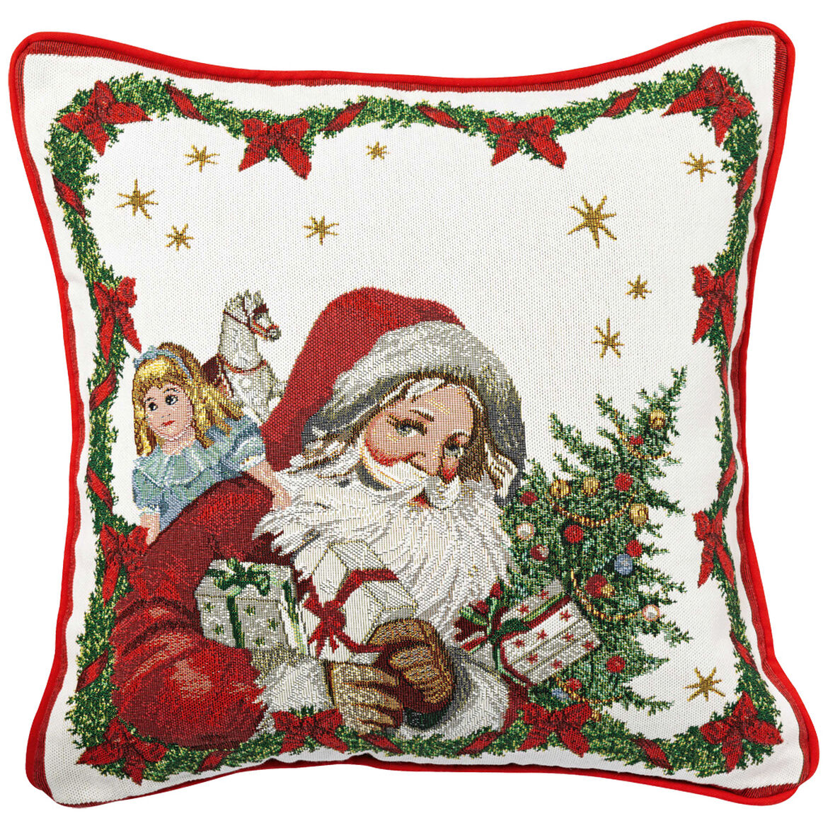 Cuscino quadrato Babbo Natale, Linea Toy's fantasy. Villeroy &amp;amp Boch