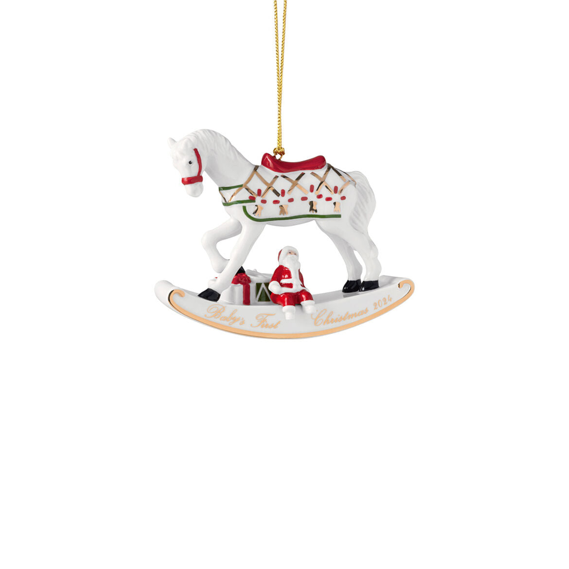 Annual Ornament, addobbo per albero, Cavallo a dondolo, 7 cm. Villeroy &amp; Boch