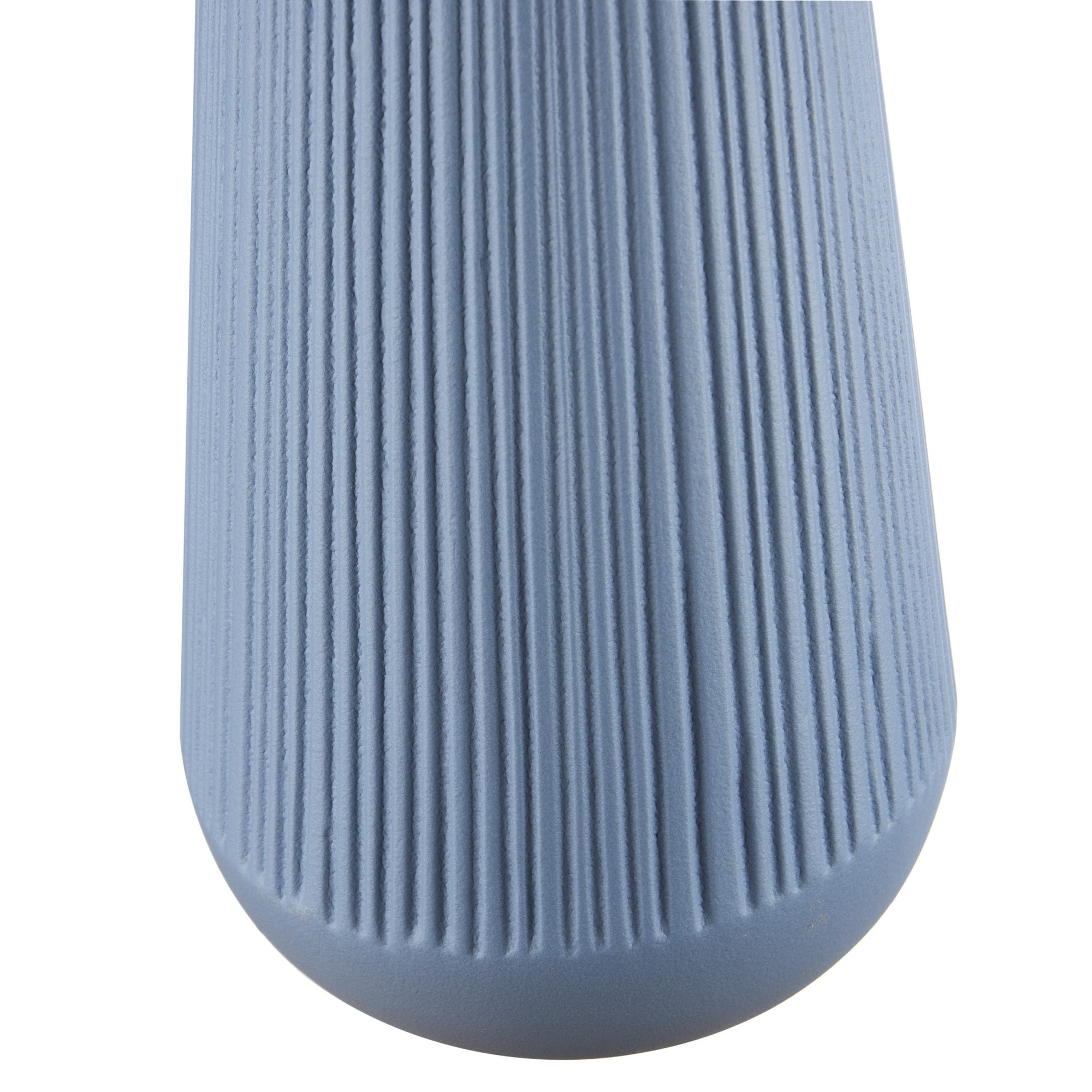 Vaso alto azzurro, diam. 18x35H. cm. L'oca nera