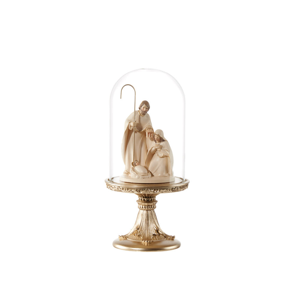 Natività in cloche, colore avorio. L'oca nera