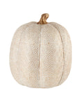 Zucca alta, bianco e oro H. 24.5 cm. Marca L'oca nera