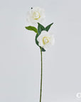 Gardenia Chic ramo x2, colore bianco, H.65 cm. EDG