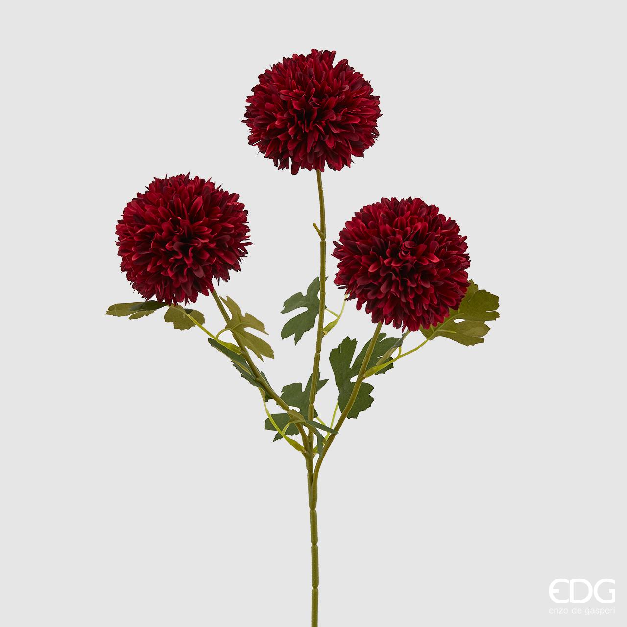Dalia Ponpon, colore bordeaux, H.65 cm. EDG