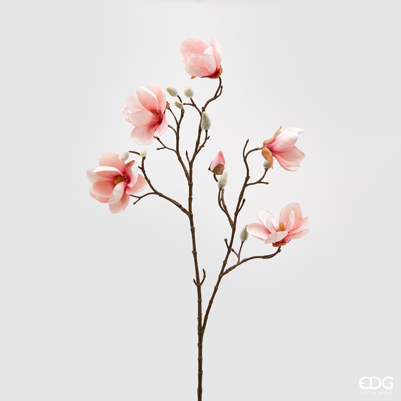 Magnolia Steel, colore rosa, H. 80 cm. EDG