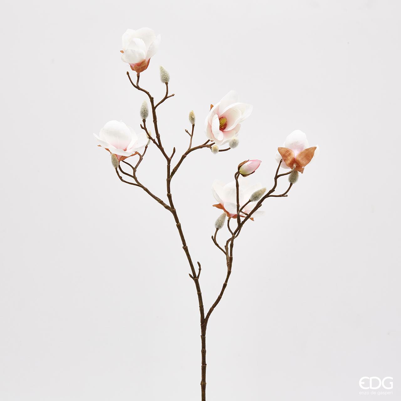 Magnolia Steel, colore bianco, H. 80 cm. EDG