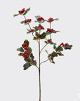 Ramo di agrifoglio "Rex", decorazione floreale natalizia, H. 66 cm. EDG