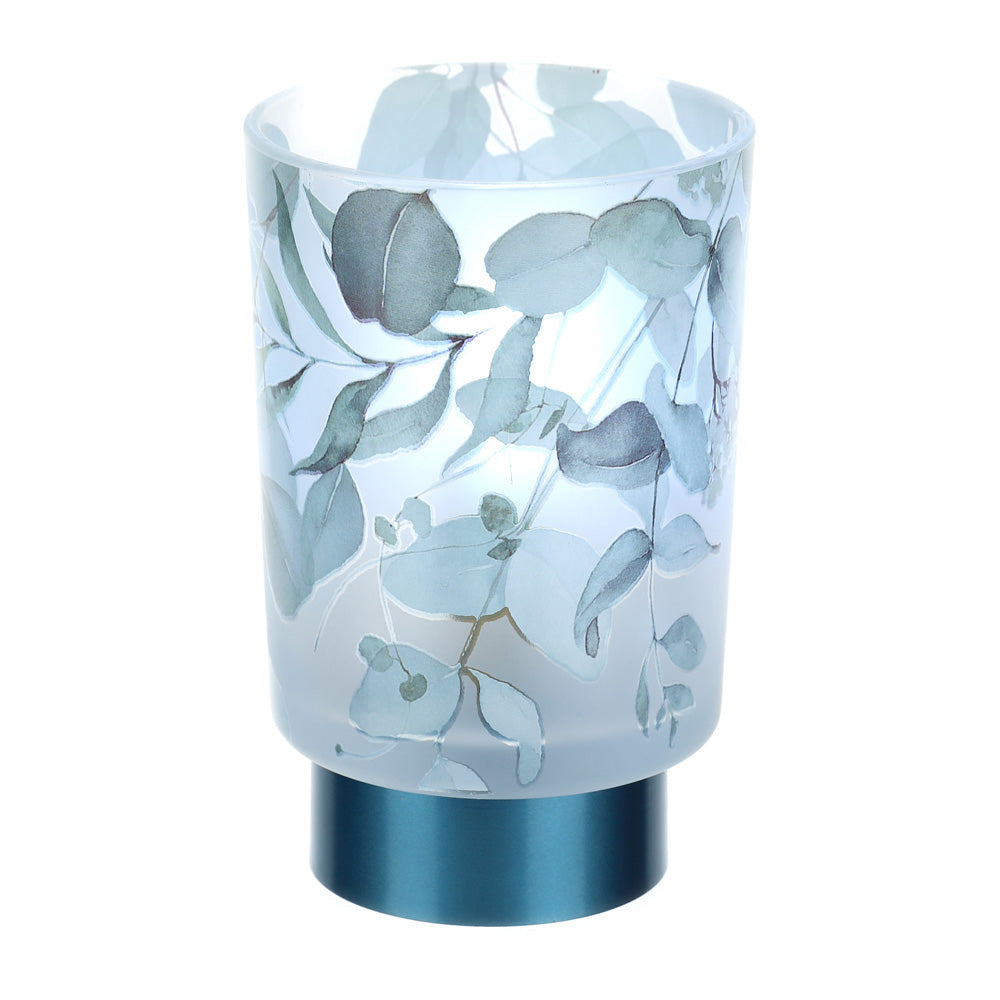 Lampada vetro, Linea Botanic, blu. Hervit Creations