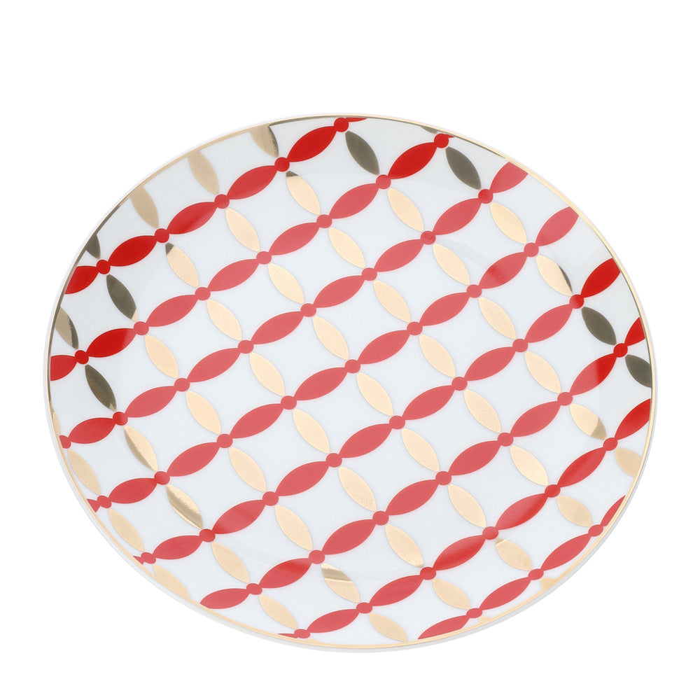 Set 6 piatti dessert VLK Design, in porcellana, D. 19 cm. Hervit Creations
