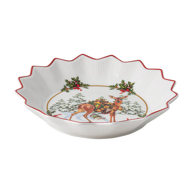 Ciotola piccola cerbiatto con regali Villeroy &amp Boch linea Toy's fantasy