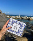 Box sapone e piattino "Blue Grotto". Casa Amalfi