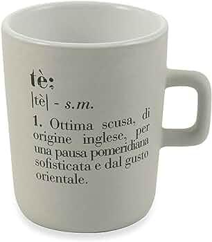 Mug tè, 300 ml., in ceramica. Villa D'Este