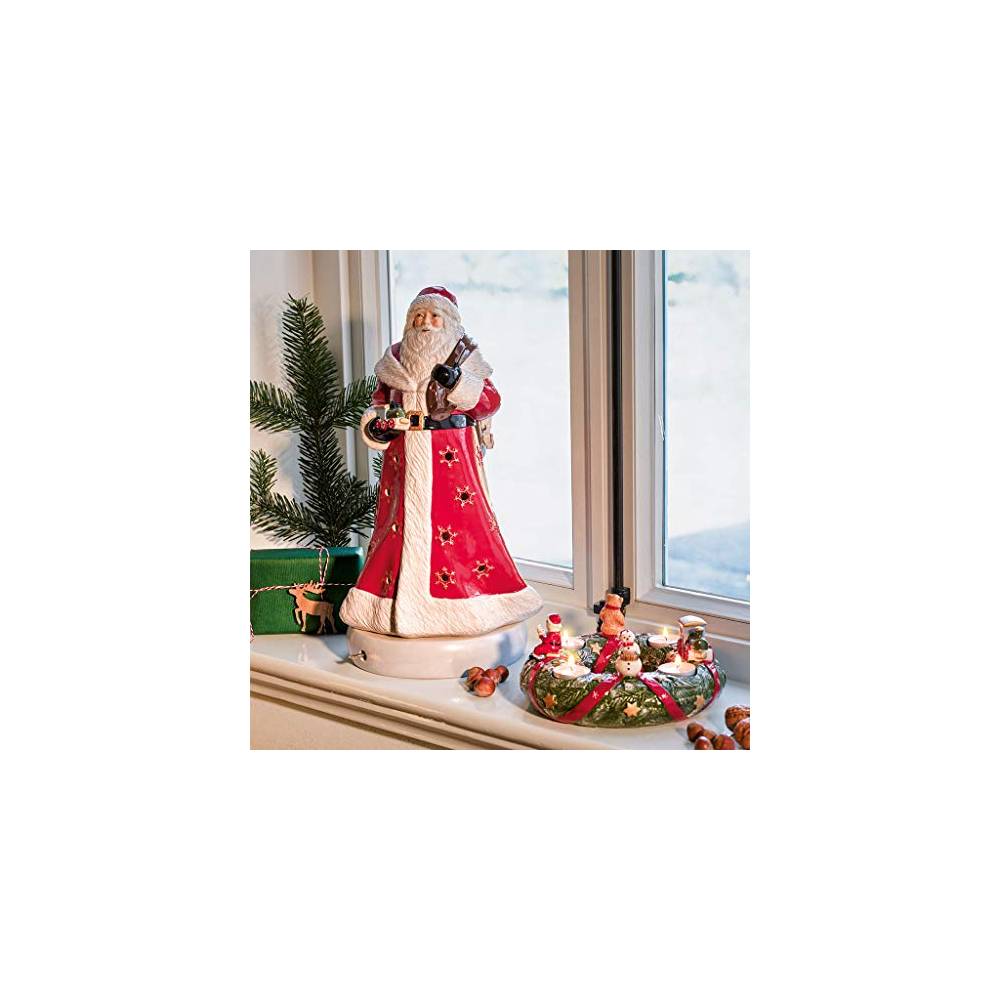 Carillon Babbo Natale rotante grande, Linea Christmas Toys Memory. Villeroy &amp; Boch