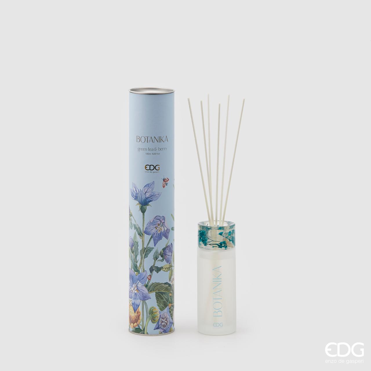 Profumatore d'ambiente 180ml. Botanika Green tea &amp berry, colore azzurro. EDG