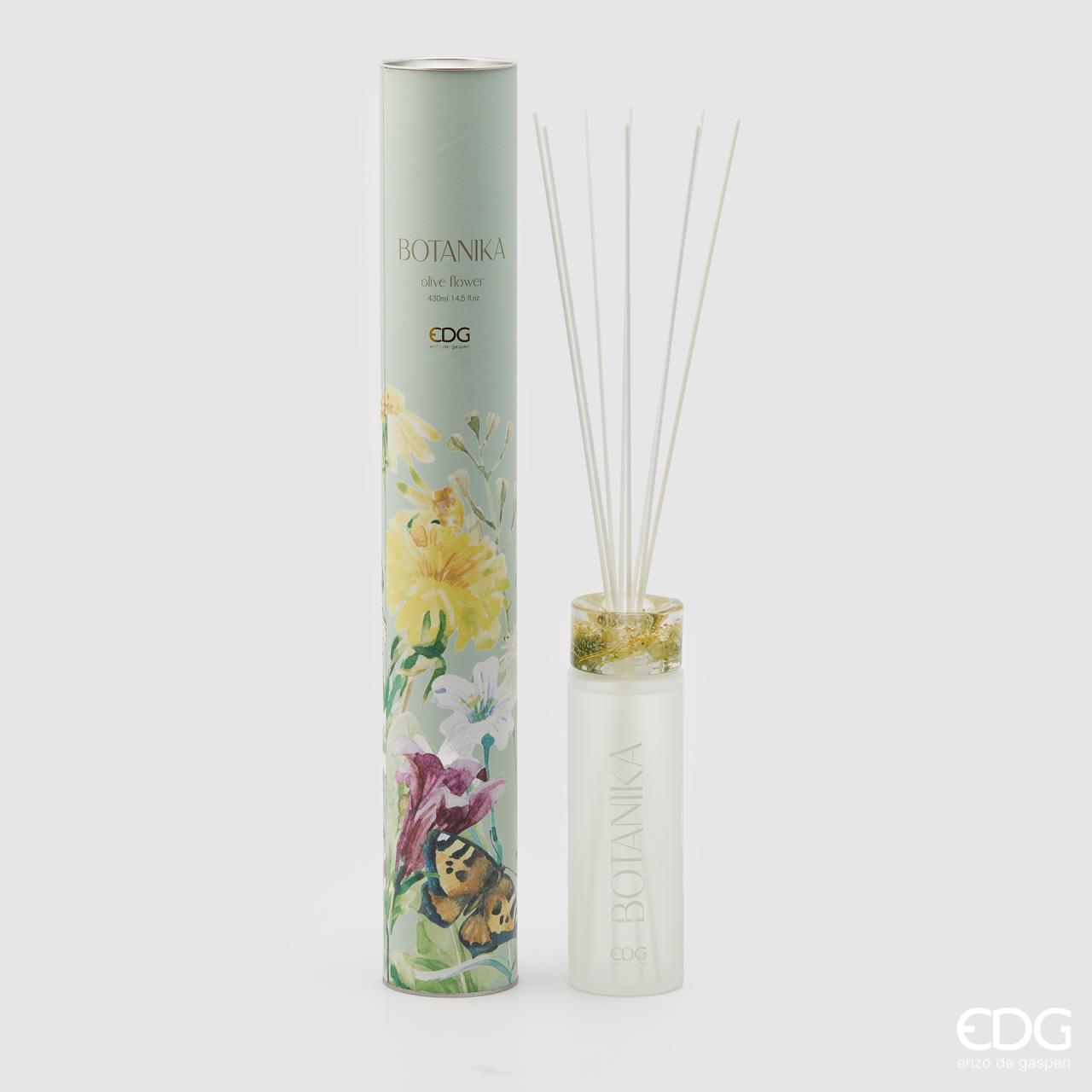 Profumatore d'ambiente 430ml. Botanika Olive Flower, colore verde. EDG