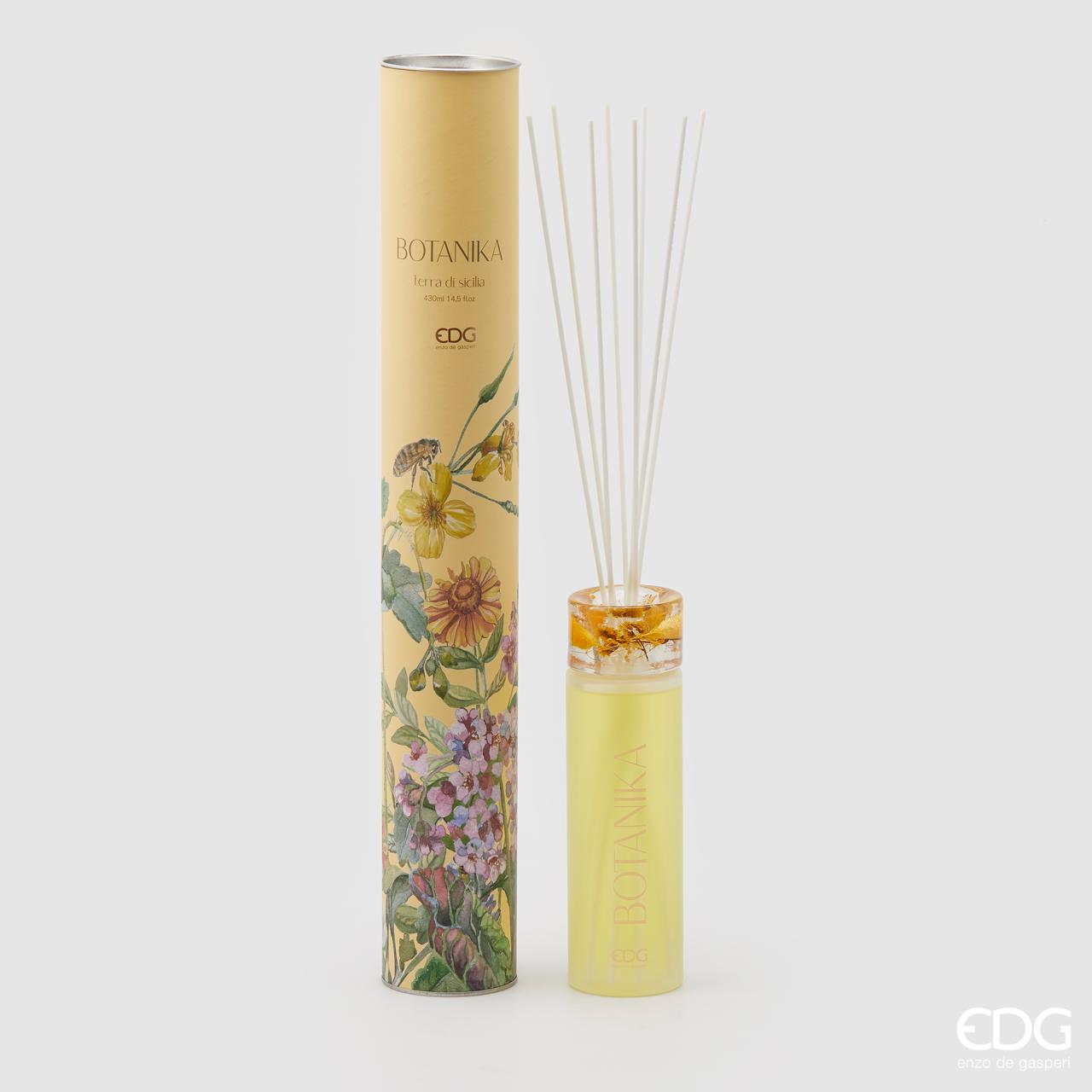 Profumatore d'ambiente 430ml. Botanika Terra Sicili, colore giallo. EDG