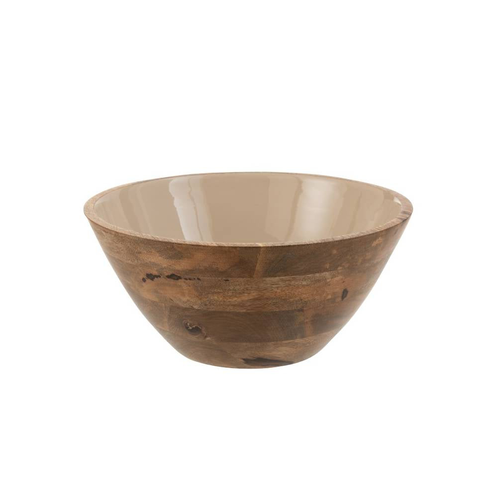 Ciotola Legno Di Mango Beige misura Large. Jolipa