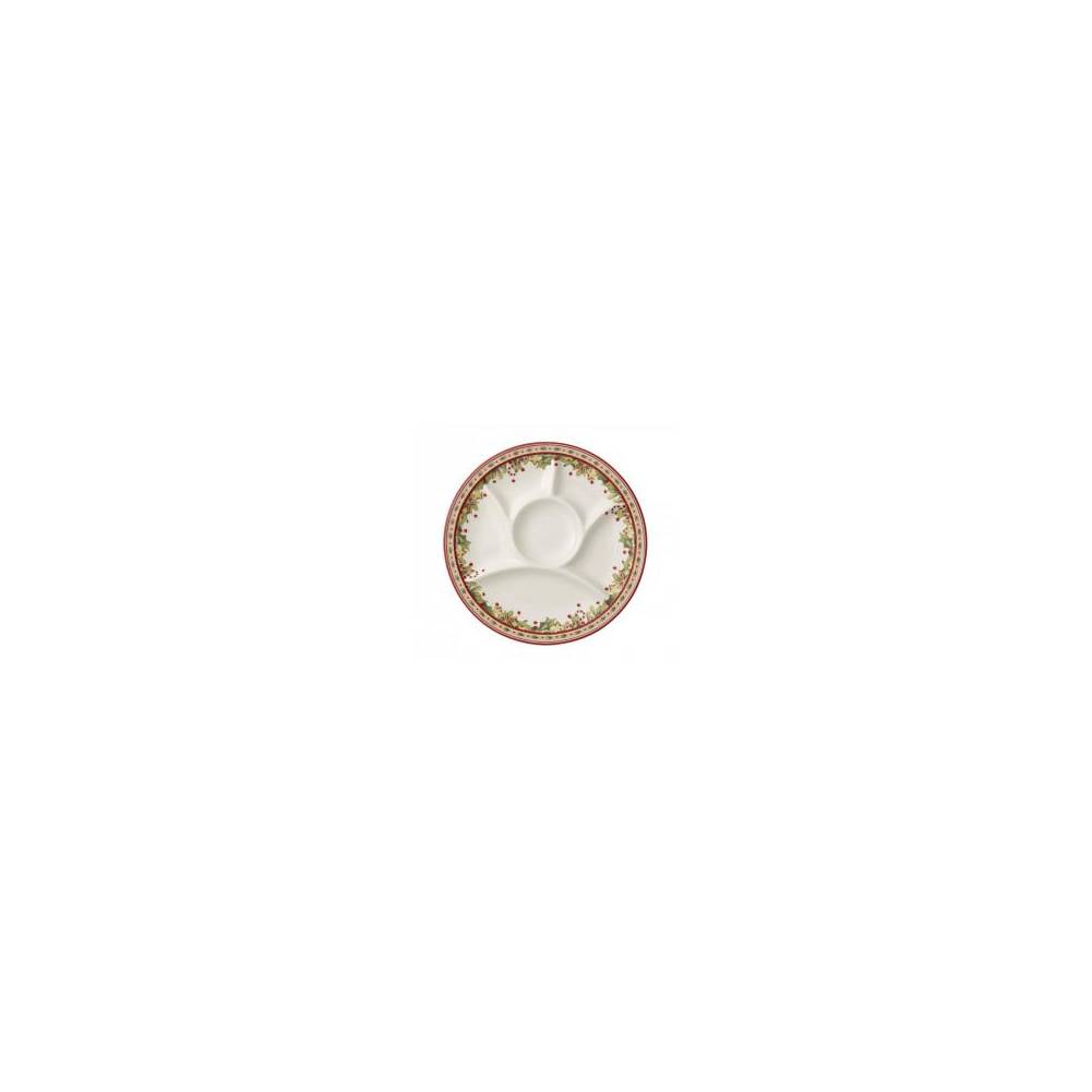 Piatto con scomparti per aperitivi, Linea Winter Bakery Delight. Villeroy &amp Boch