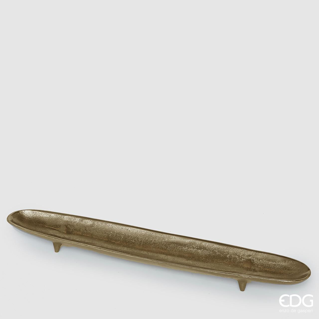 Vassoio ovale con piedi, misura grande, 58x10cm. EDG