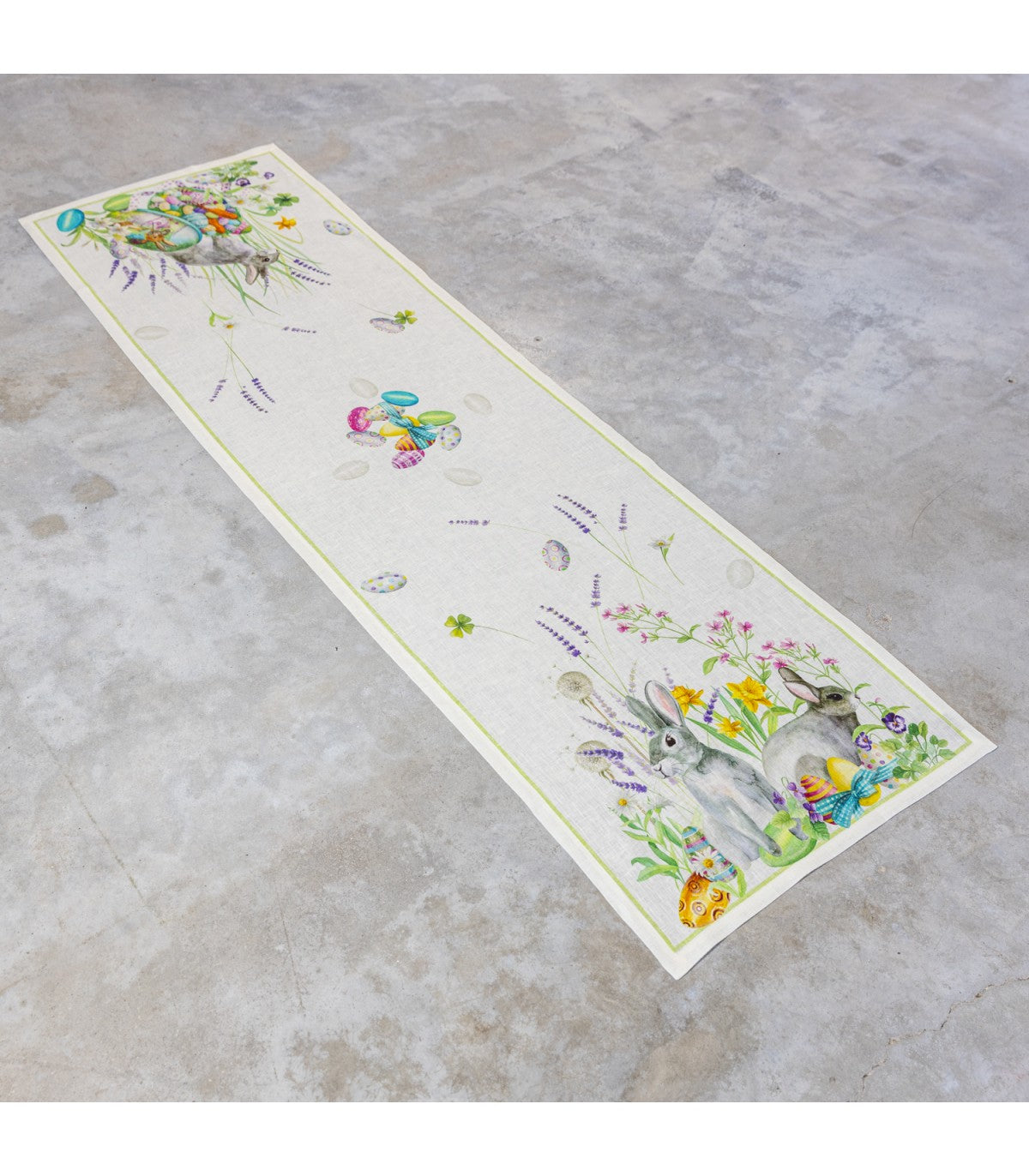 Runner pasquale Roger 45x170 cm., 100% lino. Tessitura Toscana Telerie