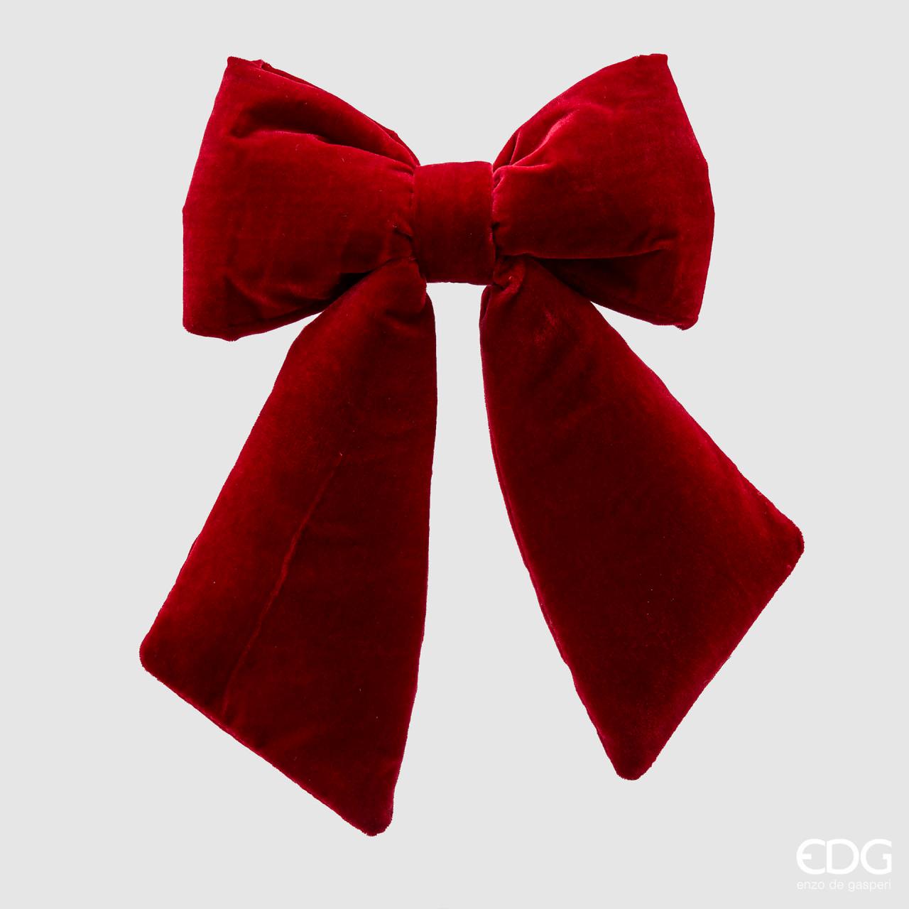 Decoro Fiocco Velluto bordeaux, misura piccola. EDG