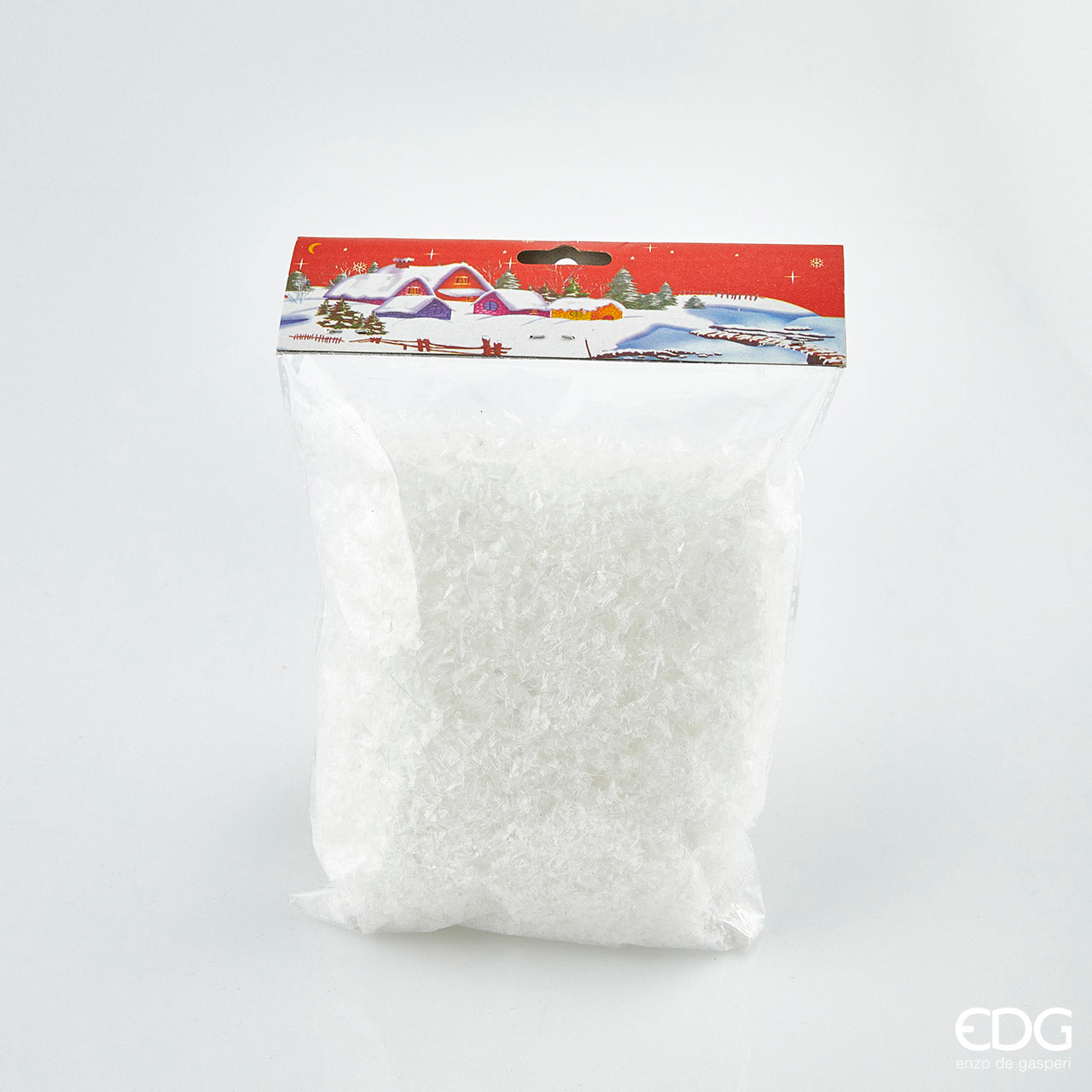 Neve artificiale sbriciolata, bianca, conf. 100gr. EDG