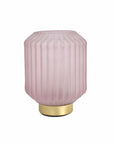 Lampada "Bright" con base oro, con timer, 17cm, 4 colori disponibili, misura piccola. EDG