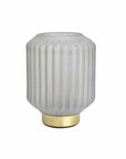 Lampada "Bright" con base oro, con timer, 17cm, 4 colori disponibili, misura piccola. EDG