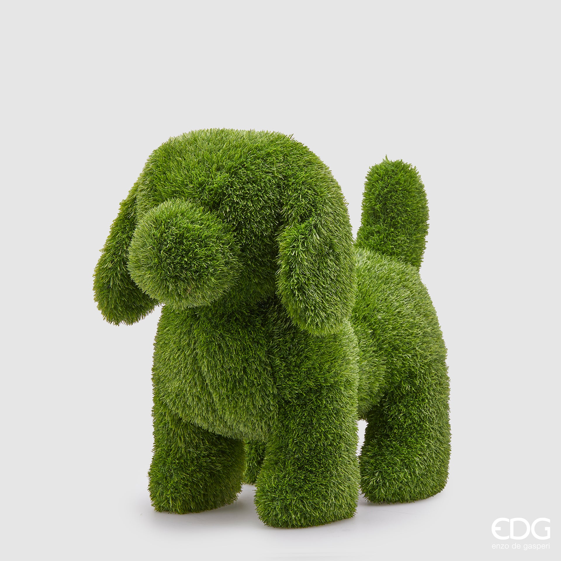 Decoro Erba Cane, colore verde, misura H. 60x34x65 cm. EDG