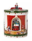 Pacchetto regalo grande rotondo Babbo Natale e Schiaccianoci Villeroy &amp;amp Boch linea Christmas Toy's