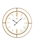 Orologio Parete specchio e metallo oro. L'oca nera