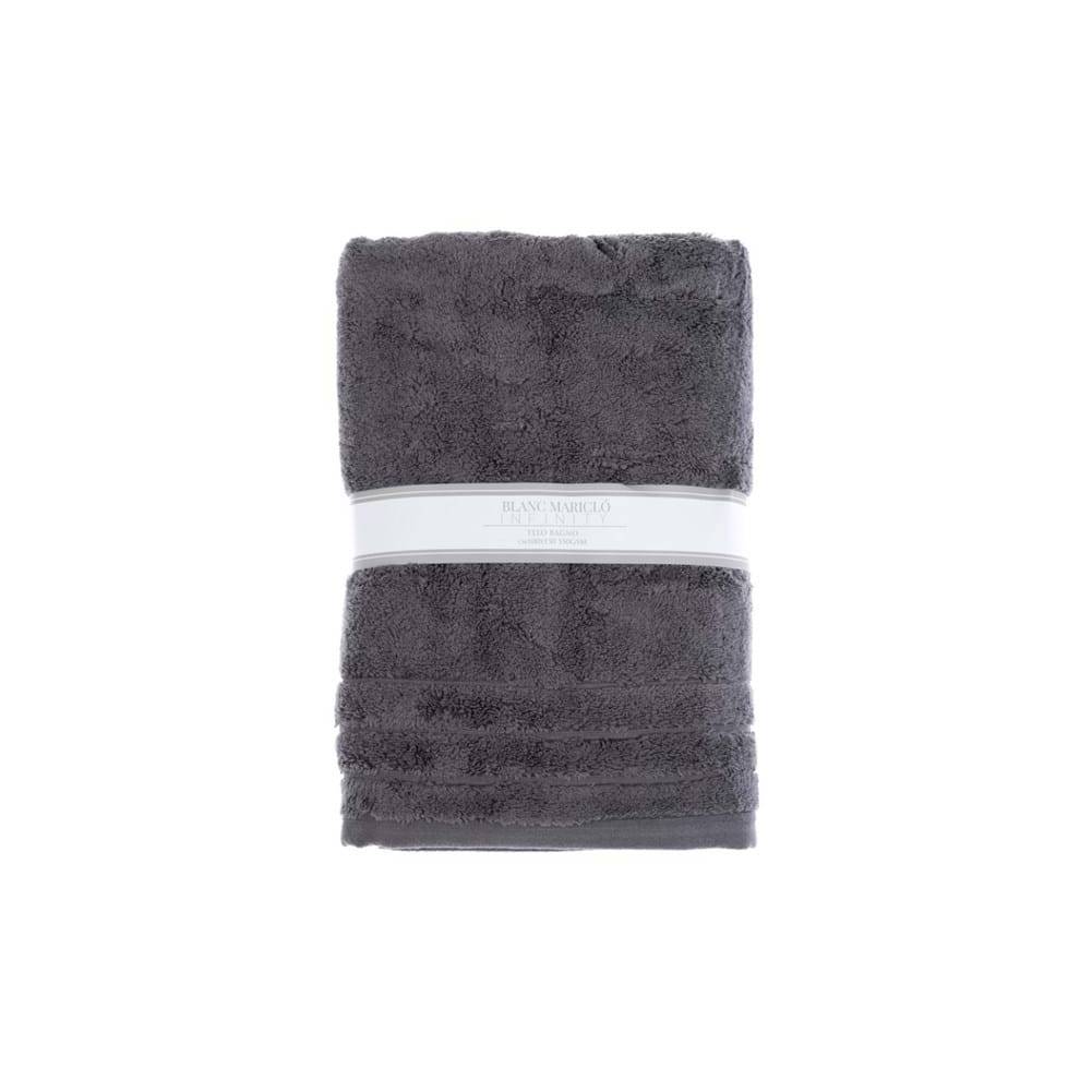 Telo bagno spugna Linea Infinity 550 gsm, colore grigio. Blanc Mariclò