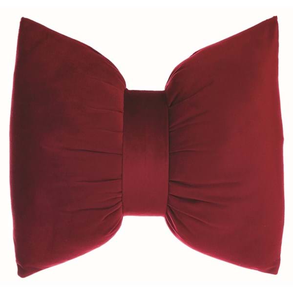 Cuscino FIOCCO piccolo velluto rosso. Blanc Mariclò