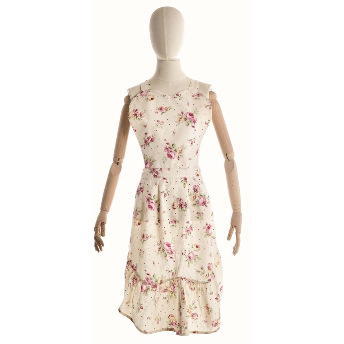 Grembiule con rose. Blanc Mariclò