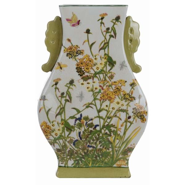 Vaso decorativo in porcellana. Blanc Mariclò