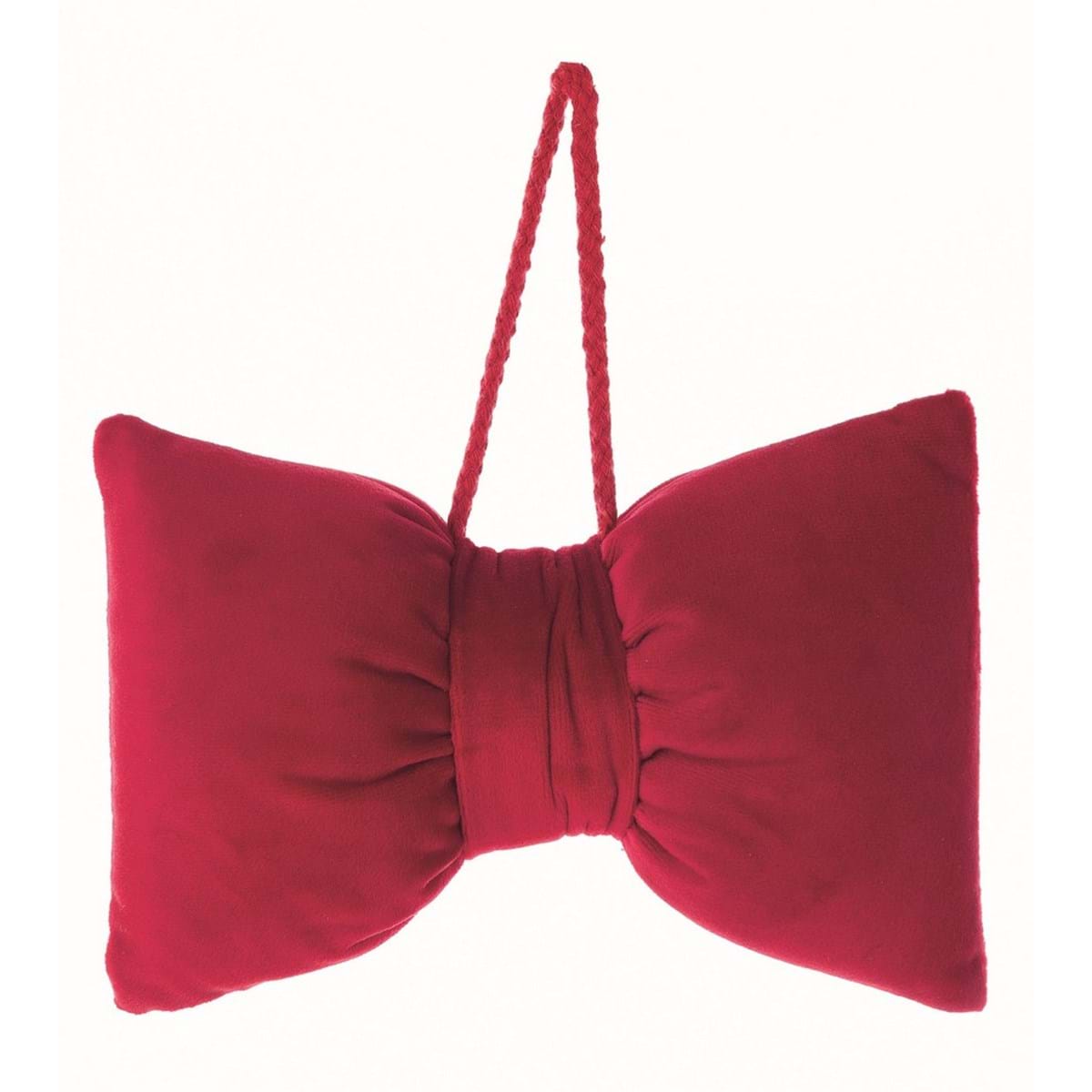 Decoro Fiocco da Appendere Velluto Rosso. Blanc Mariclò