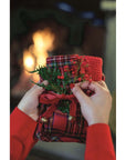 Set presina e 2 canovacci tartan, linea Tartan. Blanc Mariclò