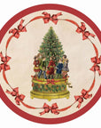 Tappeto di Natale, tondo, 100x100 cm. Blanc Mariclò