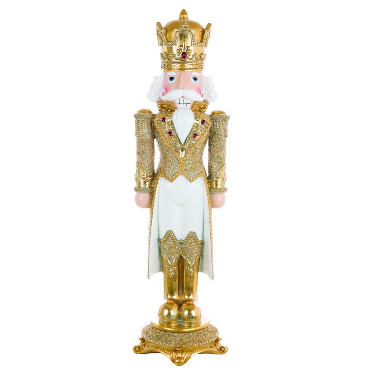 Decoro statua Schiaccianoci. Blanc Mariclò