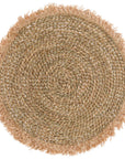 Sotto piatto decorativo rotondo, naturale. Blanc Mariclò