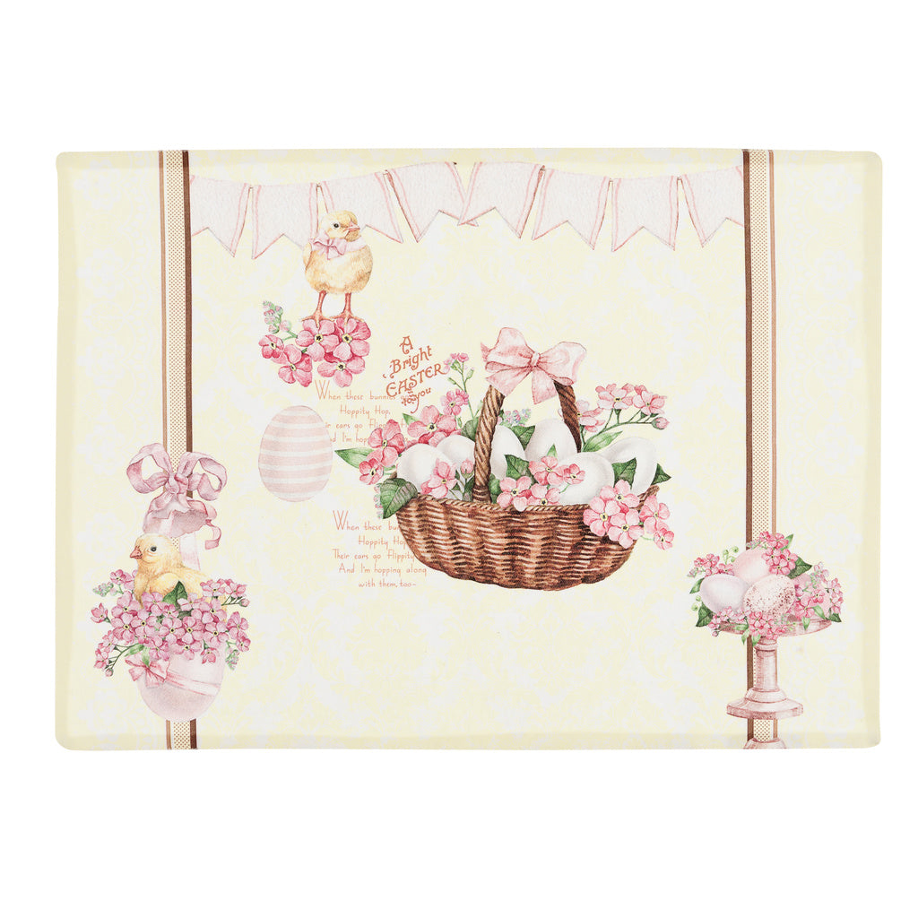 Tovaglietta americana Pasqua, 35x48 cm. Blanc Mariclò