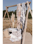 Plaid/copritutto, linea Eclectic day, colore grigio. Blanc Mariclò