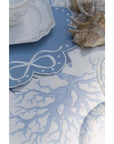 Tovaglia cerata, disegno marino Linea Summer in love, 140x240 cm. Blanc Mariclò
