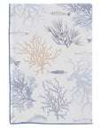 Copritutto, disegno marino Linea Summer in love, 165x260 cm. Blanc Mariclò