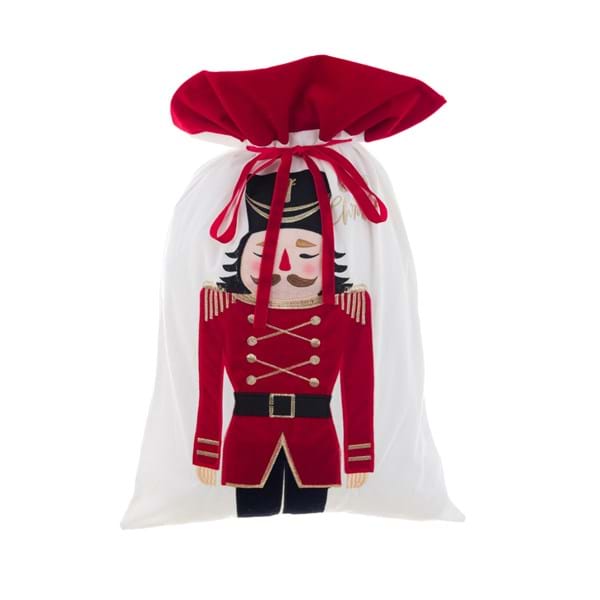 Sacco Schiaccianoci bianco e rosso. Blanc Mariclò